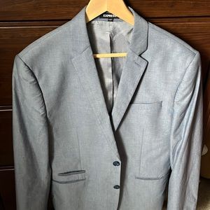 Express Cotton 40R Slim Stretch Suit